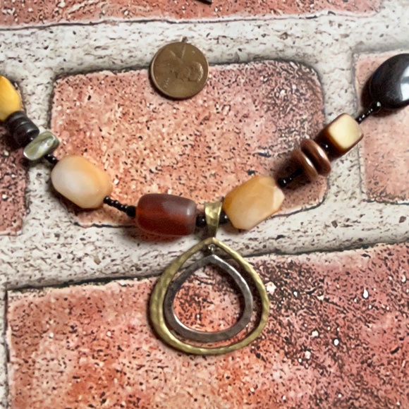 Silpada Retired Multi-Gemstone Beaded Necklace 18"-20" Sterling Collectable - Picture 3 of 8